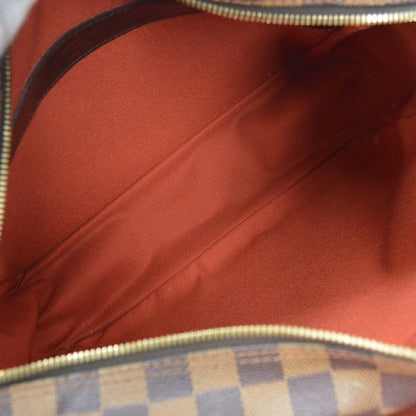 Louis Vuitton Naviglio Damier, Brown, Canvas, Shoulder Bag