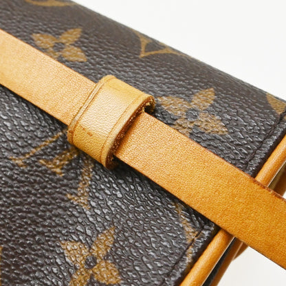Louis Vuitton Florentine Pochette Monogram Canvas, Brown, Canvas, Clutch