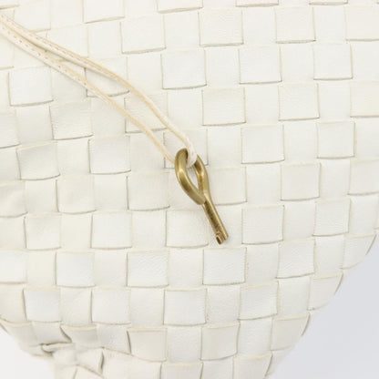 Bottega Veneta Capri Tote Intrecciato Nappa, White, Leather, Tote Bag