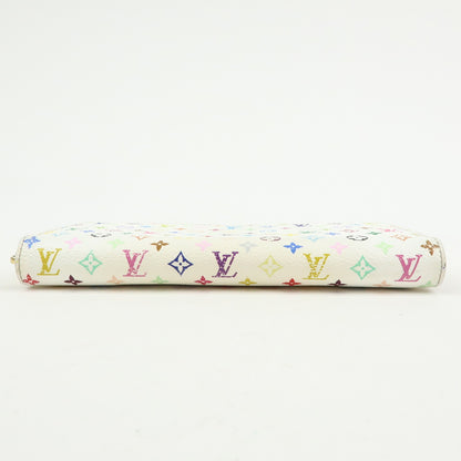 Louis Vuitton Zippy Monogram Multicolor, White, Canvas, Wallet
