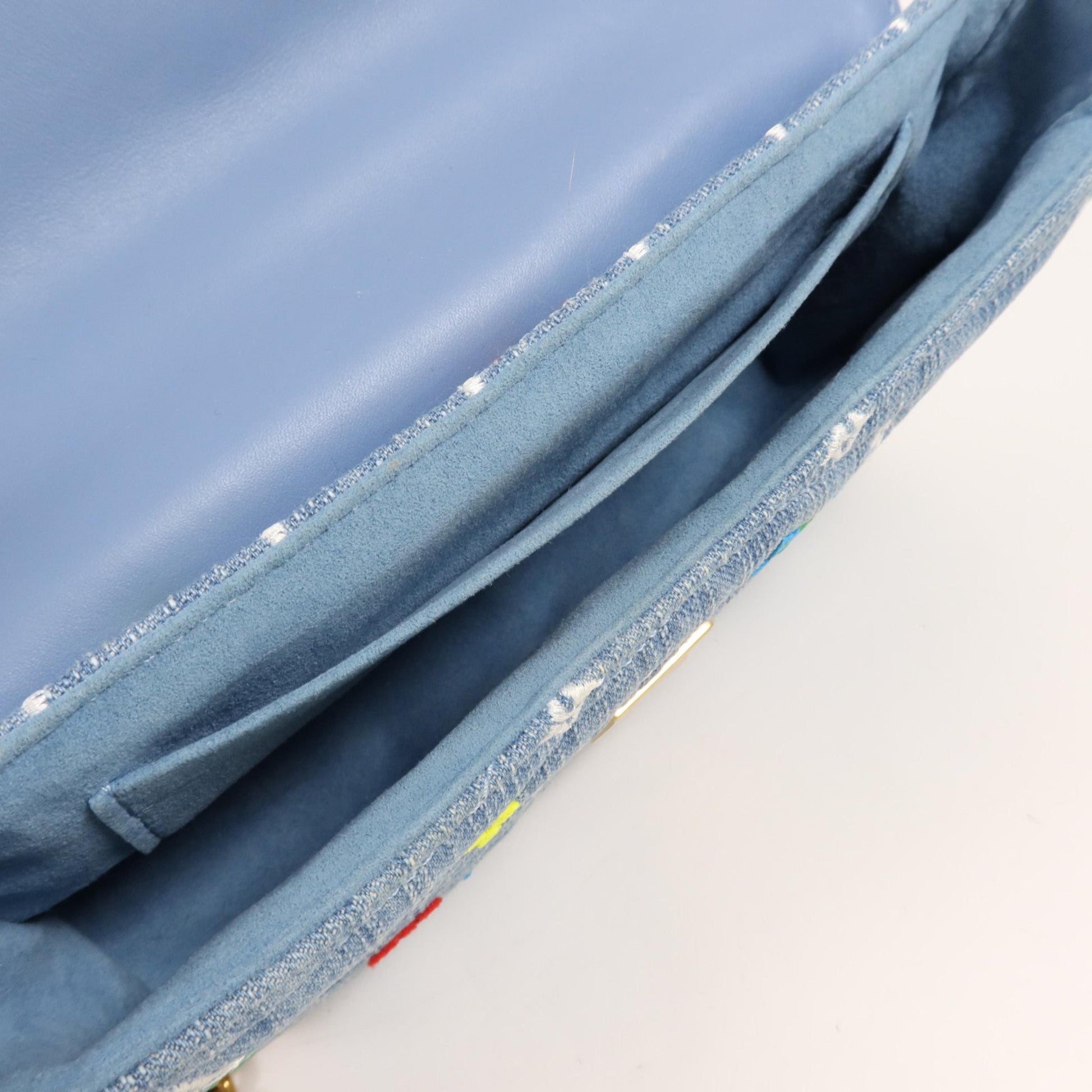 Louis Vuitton New Wave Denim, Blue, Denim, Crossbody Bag