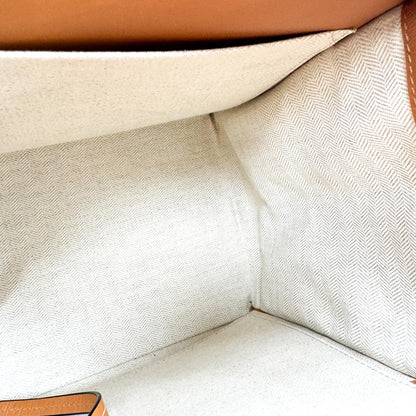 Loewe Cushion Leather, Brown, Leather, Tote Bag