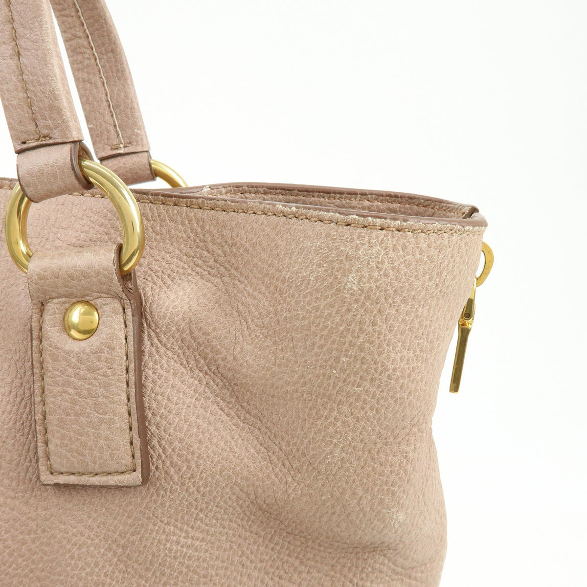 Prada Vitello Daino Leather, Pink, Leather, Shoulder Bag