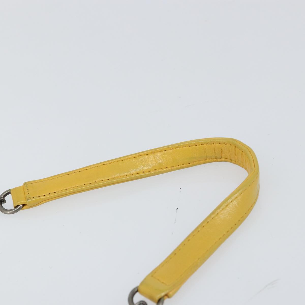 Chanel Boy Brick Flap Bag Lambskin and Plexiglass, YELLOW, LEATHER, Clutche & pouche