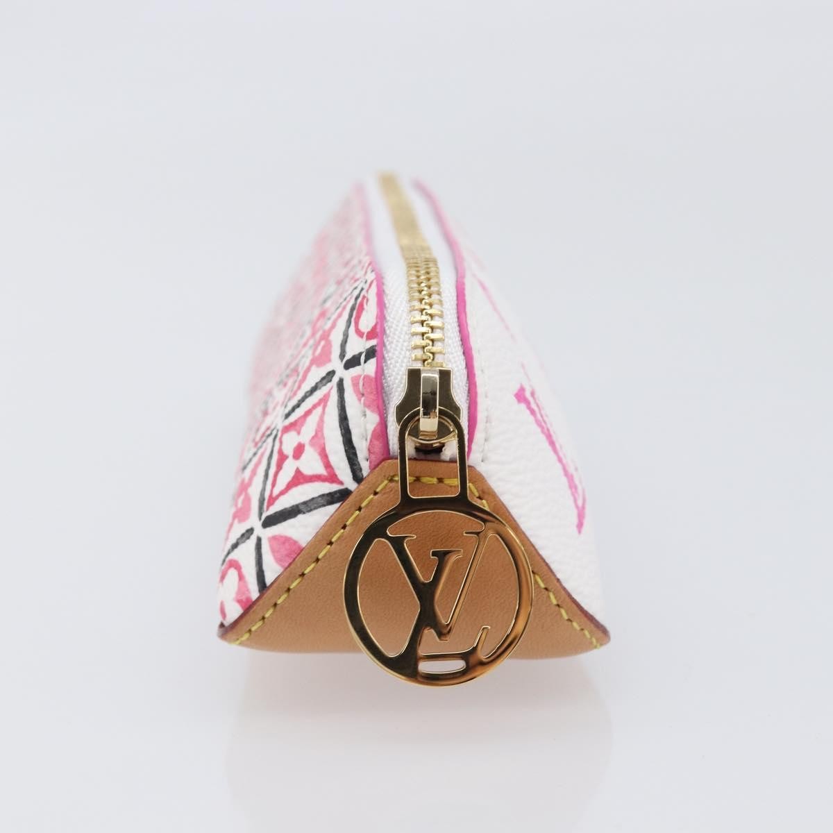 Louis Vuitton Elizabeth Pencil Limited Edition Escale Monogram Giant, Pink, Canvas, Clutch
