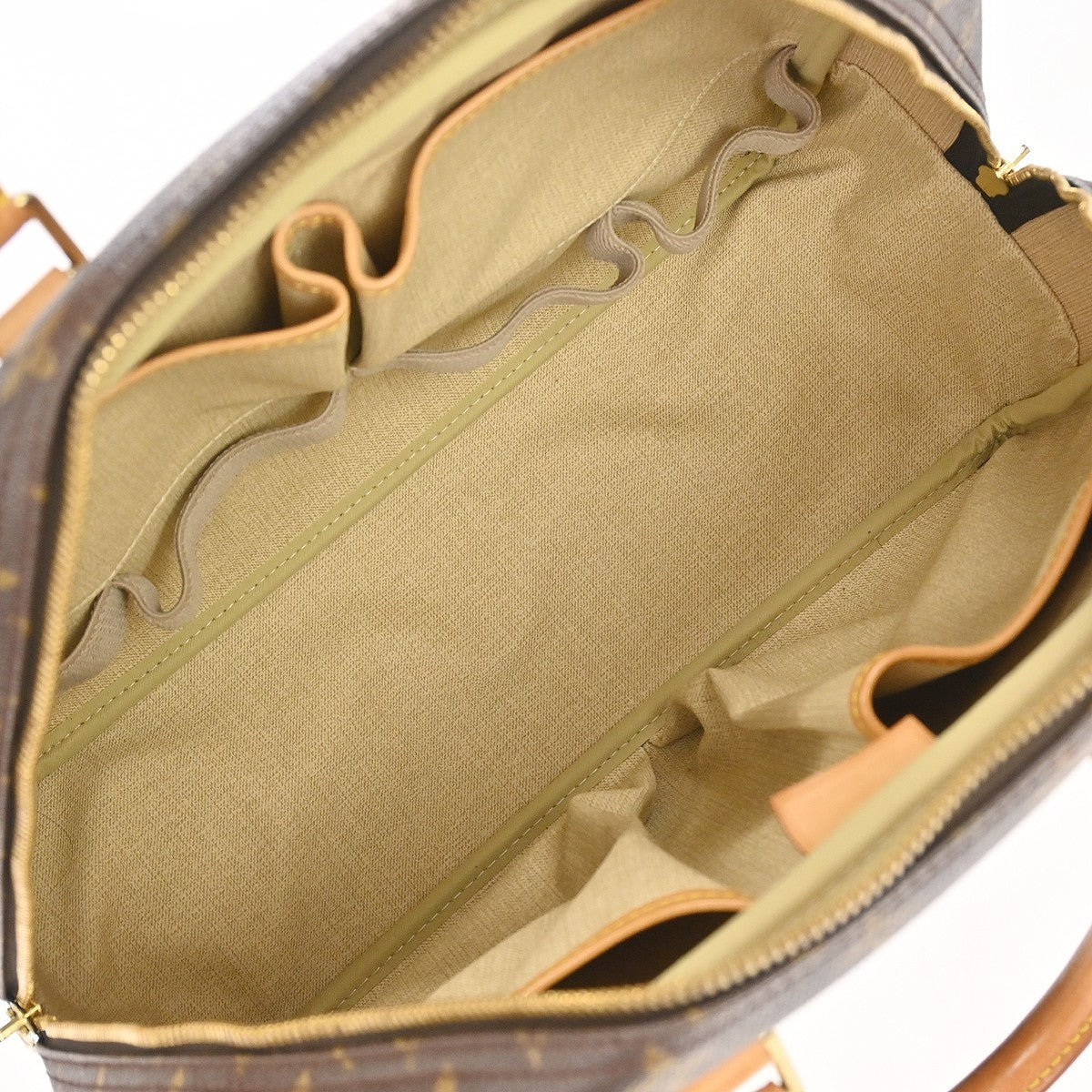 Louis Vuitton Deauville Monogram Canvas, Brown, Canvas, Handbag