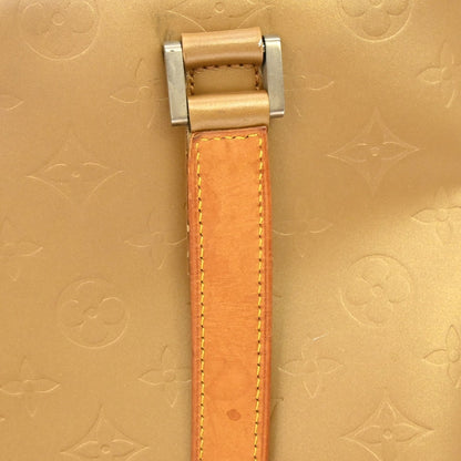 Louis Vuitton Mat Stockton Monogram Vernis, Gold, Patent Leather, Shoulder Bag