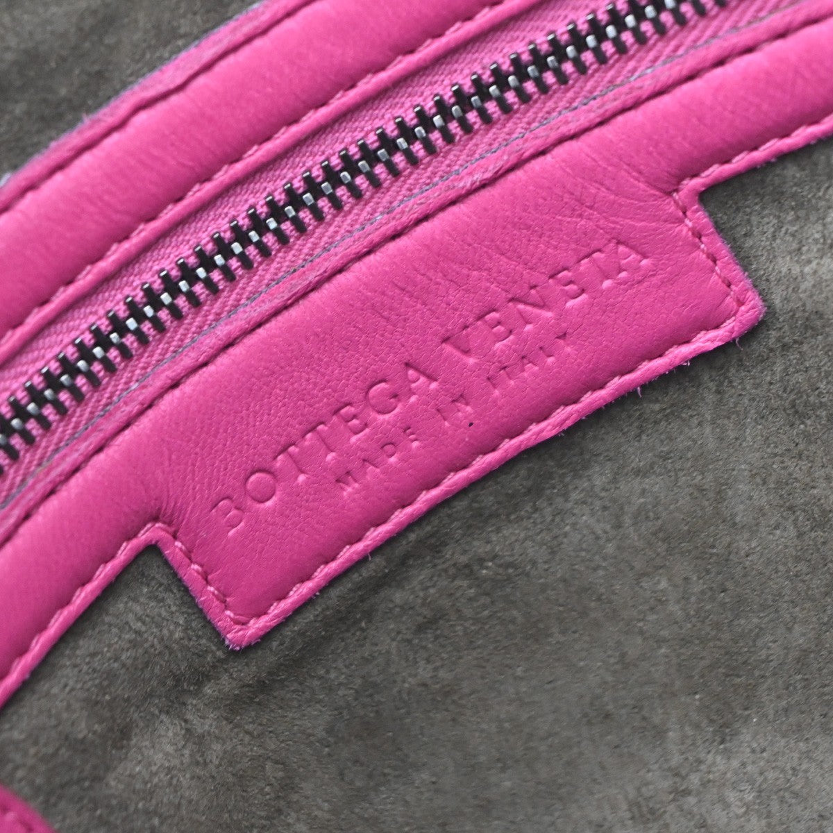 Bottega Veneta Nodini Intrecciato Nappa, Pink, Leather, Shoulder Bag