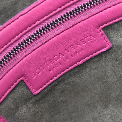 Bottega Veneta Nodini Intrecciato Nappa, Pink, Leather, Shoulder Bag