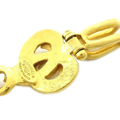 Chanel CC Heart Pendant Metal, Gold, Gold Plated, Necklace
