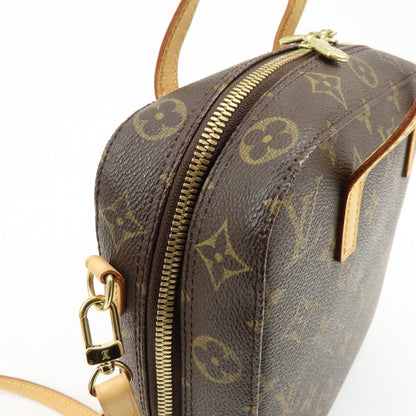 Louis Vuitton Spontini Monogram Canvas, Brown, Canvas, Handbag