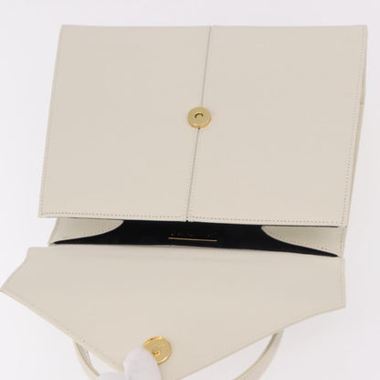 Saint Laurent Vintage handbag Leather, White, Leather, Handbag