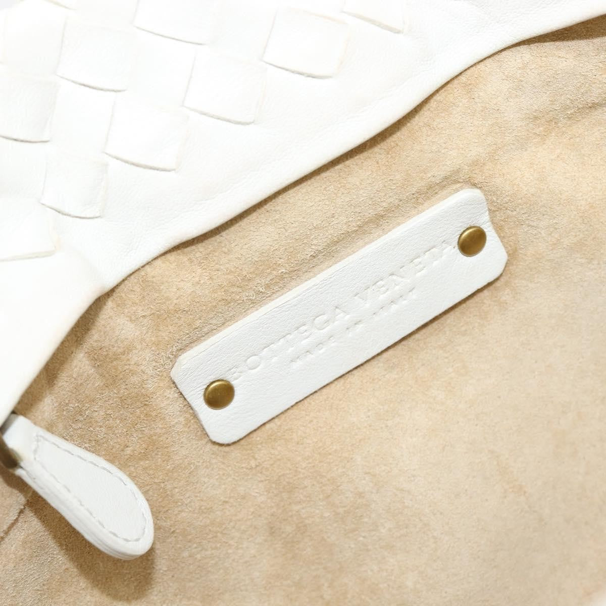 Bottega Veneta Capri Tote Intrecciato Nappa, White, Leather, Tote Bag