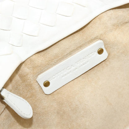 Bottega Veneta Capri Tote Intrecciato Nappa, White, Leather, Tote Bag