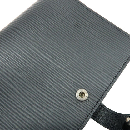 Louis Vuitton Ring Agenda Cover Epi Leather, Black, Leather, Briefcase