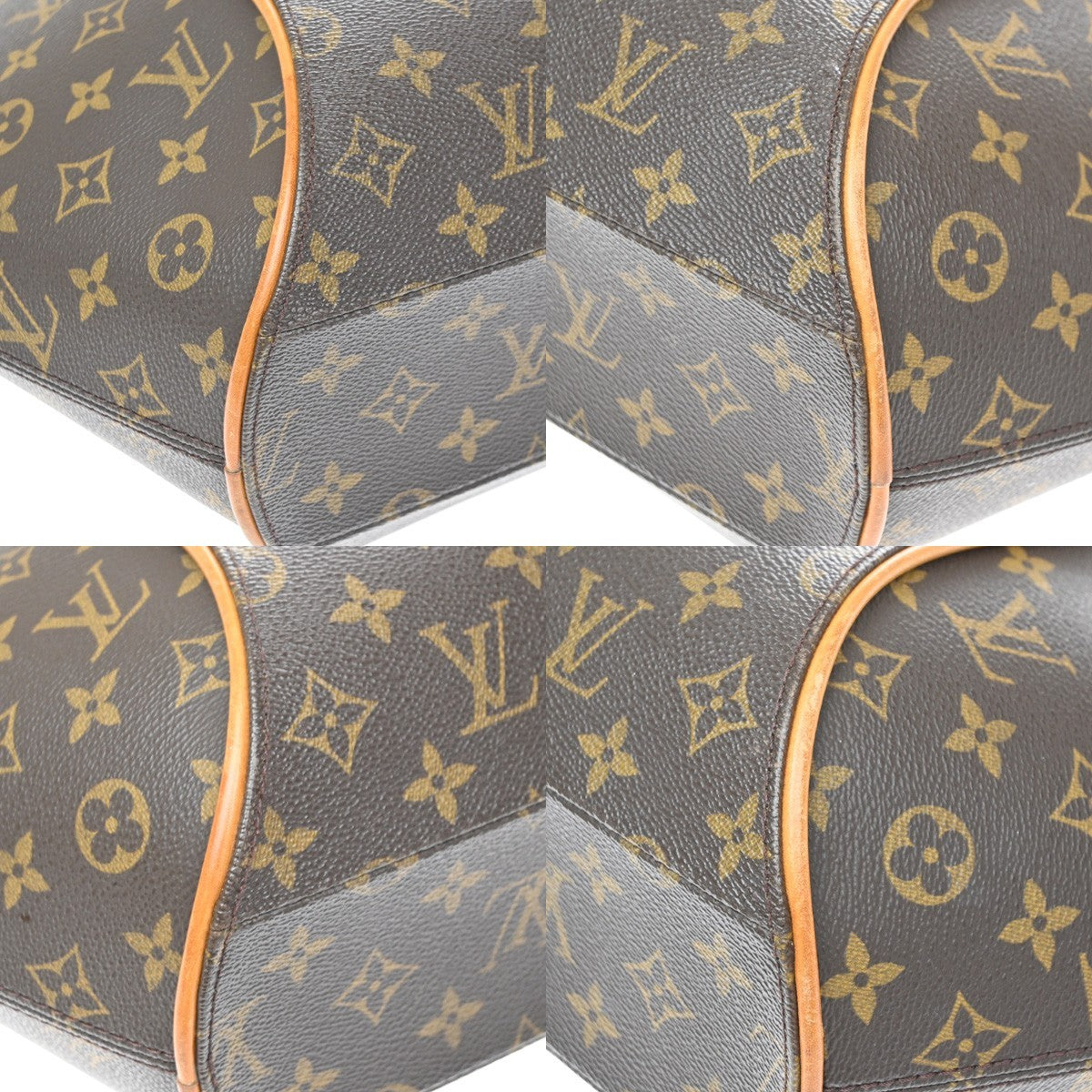 Louis Vuitton Ellipse Monogram, Brown, Leather, Handbag