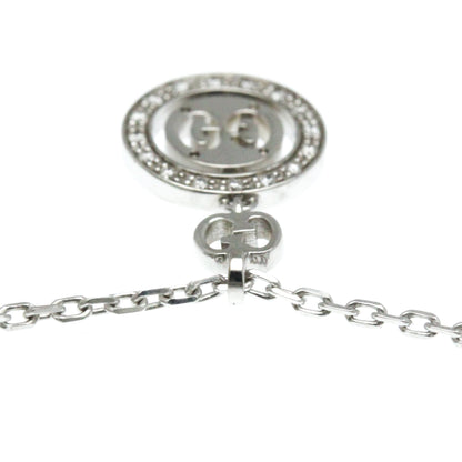 Gucci Icon Twirl 18K White Gold with Diamonds, Silver, White Gold, Necklace