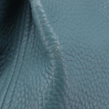 Prada Rolled Hobo Vitello Daino, Blue, Leather, Shoulder Bag