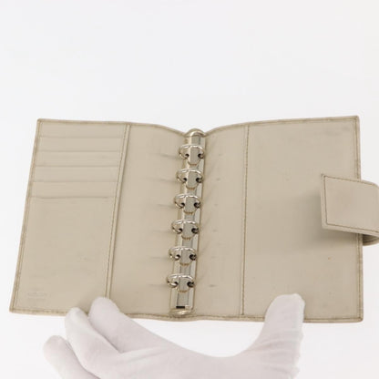 Gucci Ring Agenda Cover Guccissima Leather, Beige, Leather, Briefcase