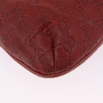 Gucci Trophy GG Canvas with Leather, Red, Canvas, Tote Bag
