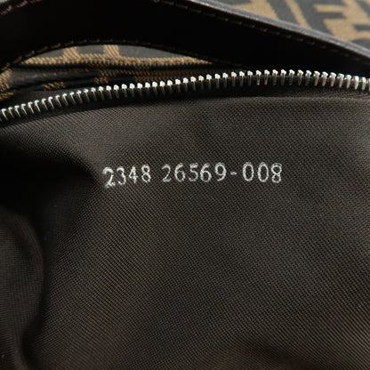 Fendi Vintage Zucca Canvas, Brown, Canvas, Tote Bag