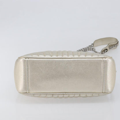 Prada Camera Diagramme Quilted Leather, Metallic, Leather, Shoulder Bag
