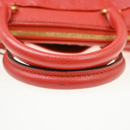 Louis Vuitton Speedy Bandouliere NM Monogram Empreinte Leather, Red, Leather, Handbag