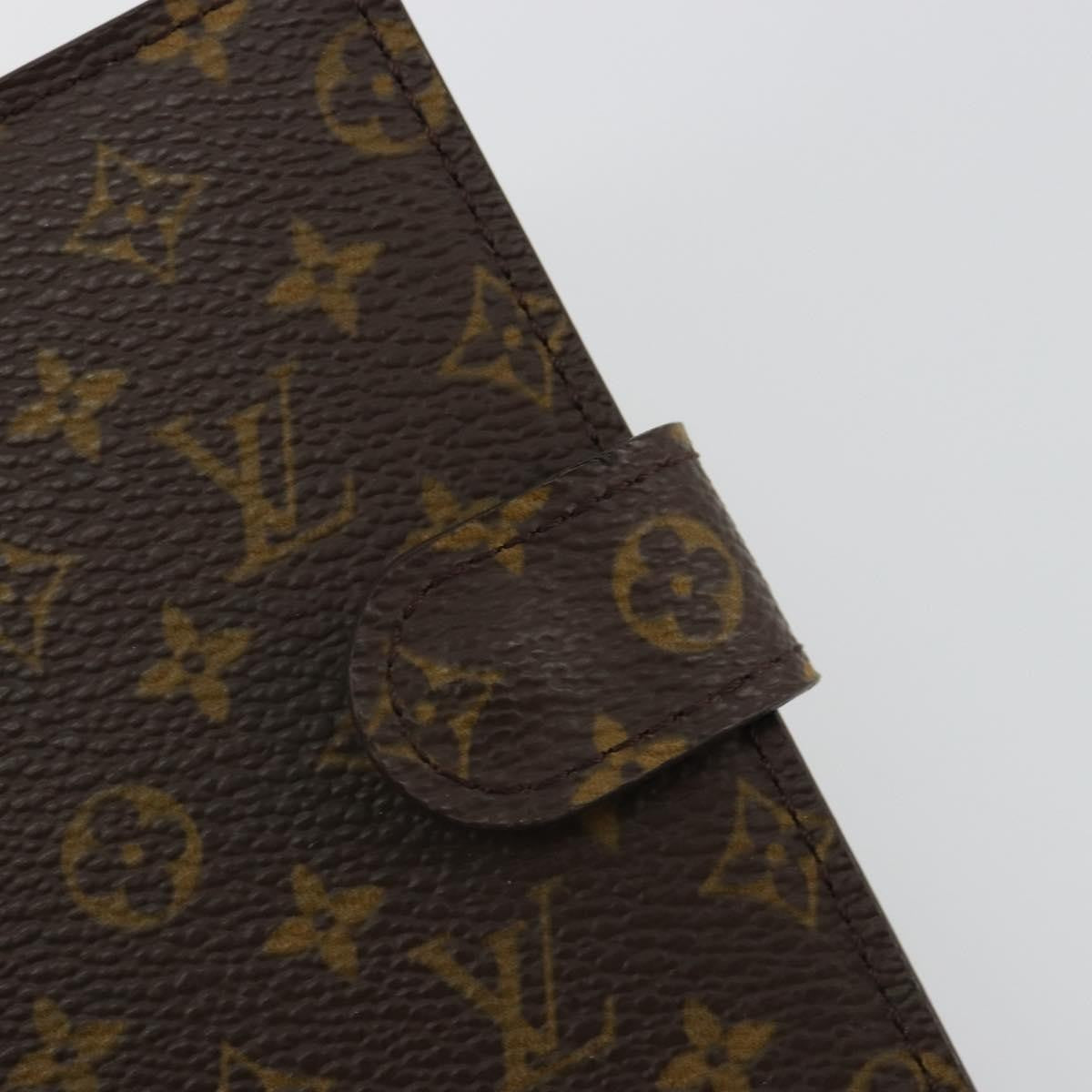 Louis Vuitton Agenda Cover Monogram Canvas, Brown, Canvas, Wallet