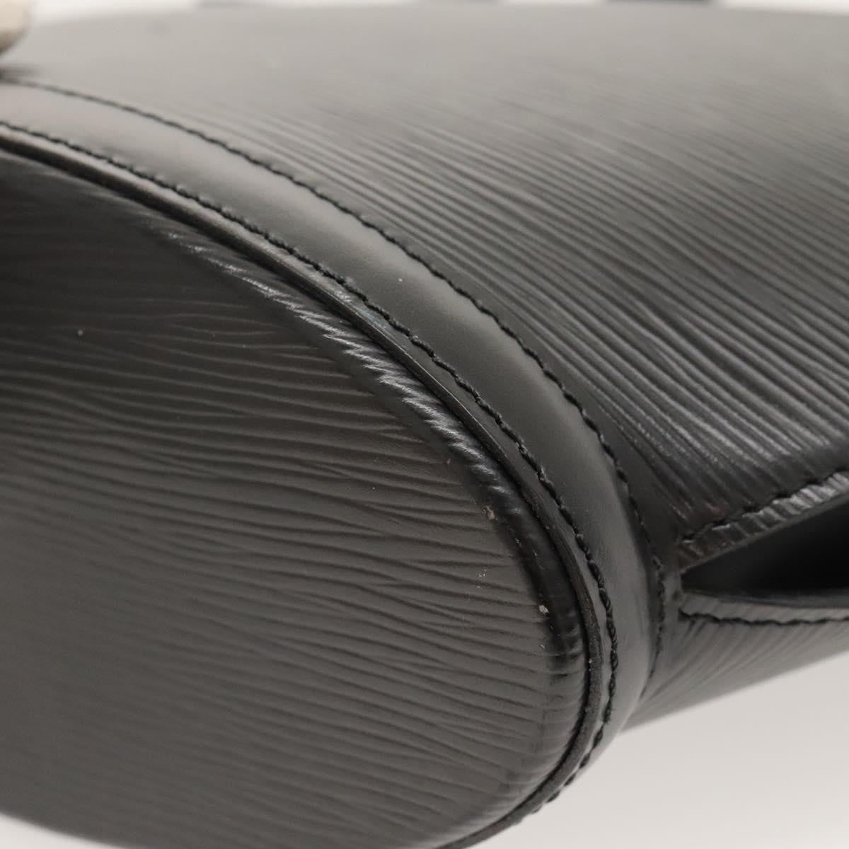 Louis Vuitton Saint Jacques Epi Leather, Black, Leather, Handbag
