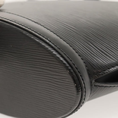 Louis Vuitton Saint Jacques Epi Leather, Black, Leather, Handbag