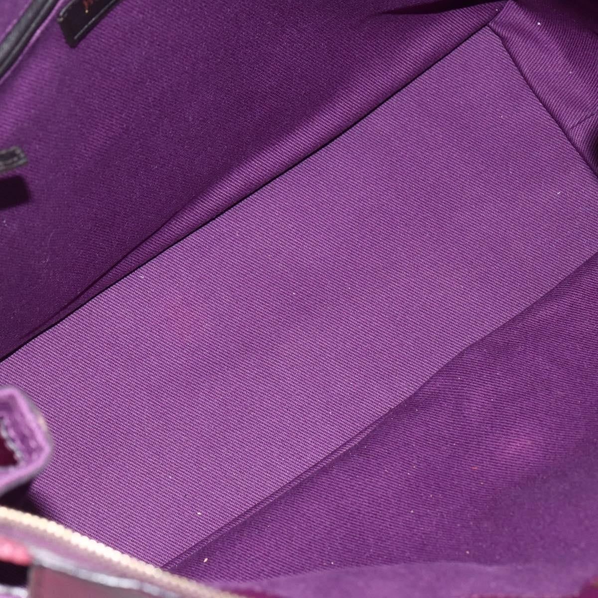 Saint Laurent Bicolor Muse Two Cabas Leather, Purple, Leather, Tote Bag