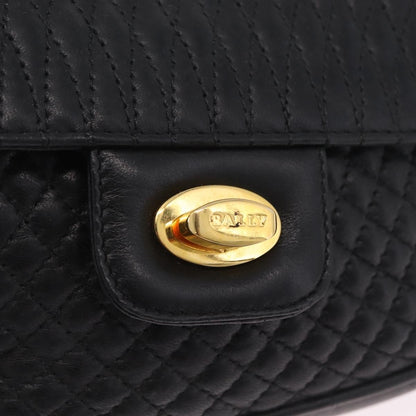 Bally Handbag Leather, Black, Leather, Handbag