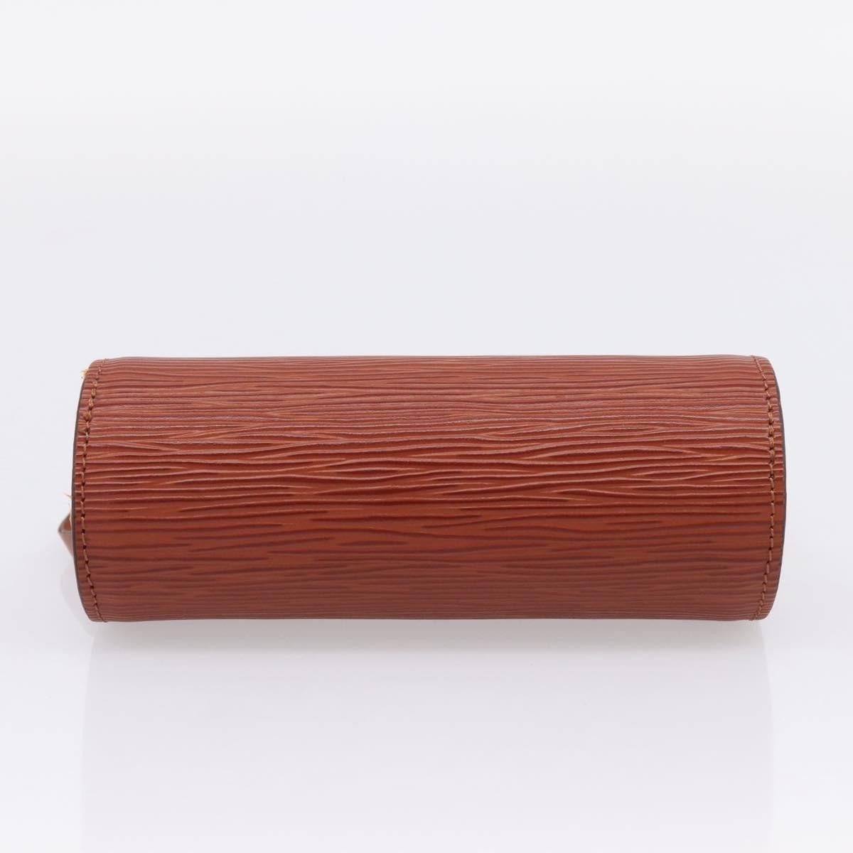 Louis Vuitton Soufflot Pochette Epi Leather, Brown, Leather, Clutch