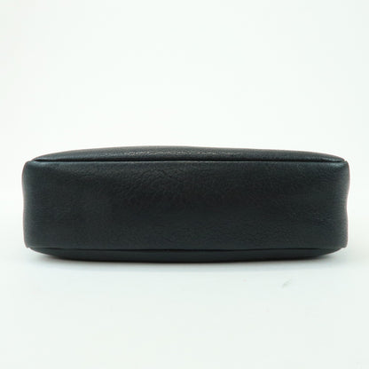 Saint Laurent Lou Camera Leather, Black, Leather, Handbag