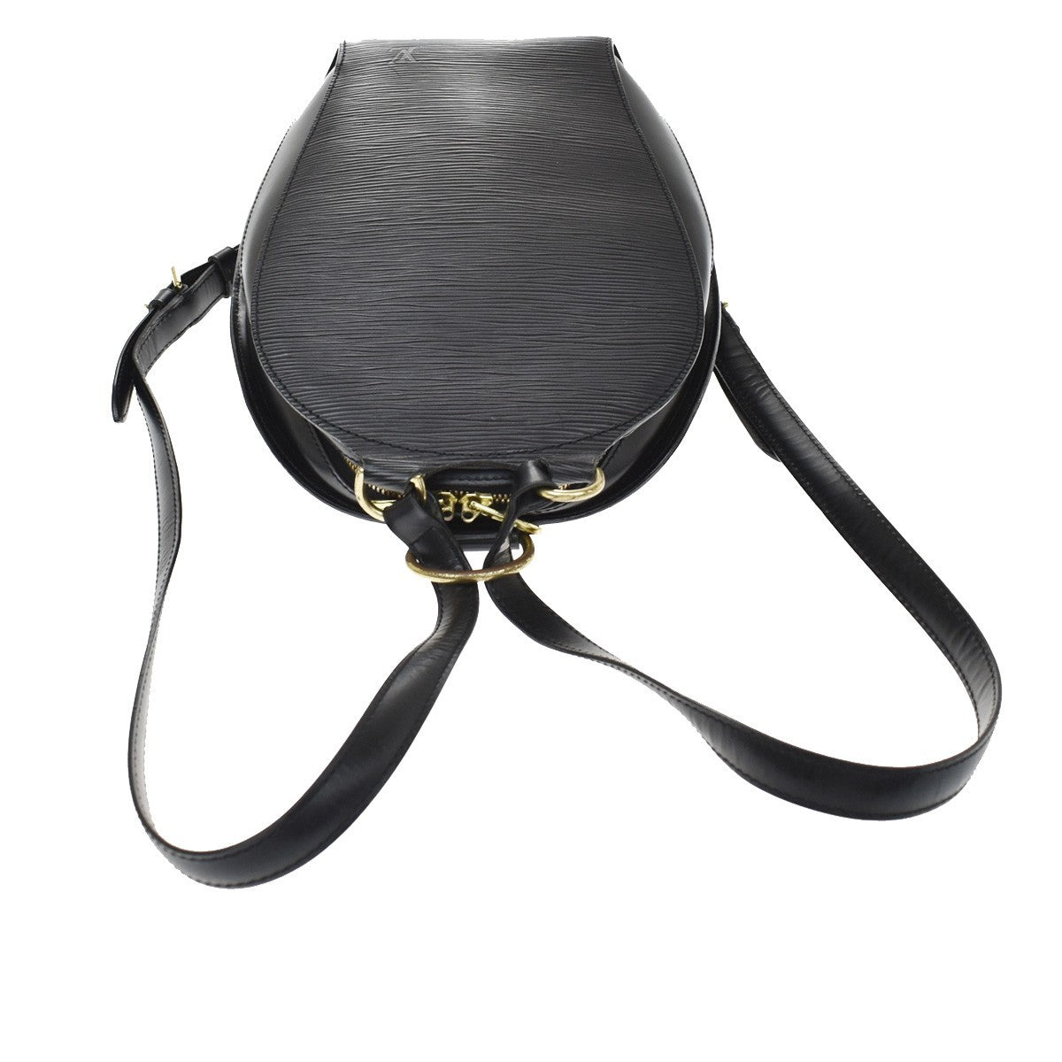 Louis Vuitton Mabillon Epi Leather, Black, Leather, Backpack