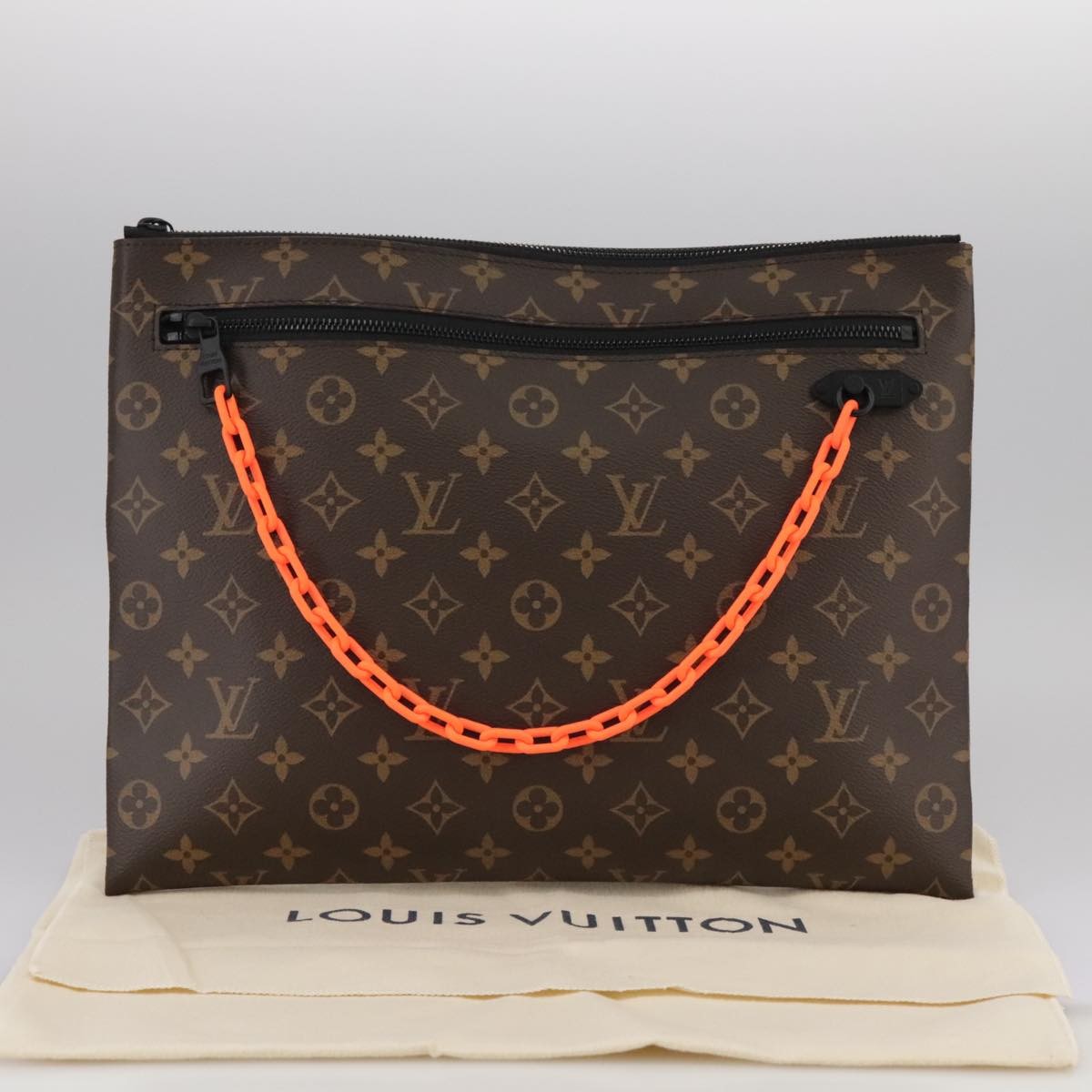 Louis Vuitton Solar Ray A4 Monogram Canvas, Brown, Canvas, Clutch