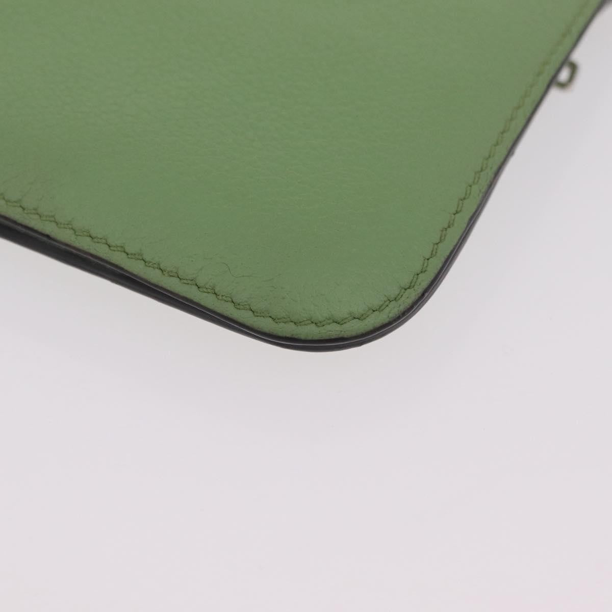 Hermes Dogon Recto Verso Leather, Green, Leather, Wallet