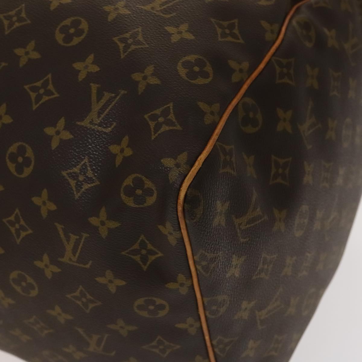 Louis Vuitton Keepall Bag Monogram Canvas, BROWN, CANVAS, Travel bag
