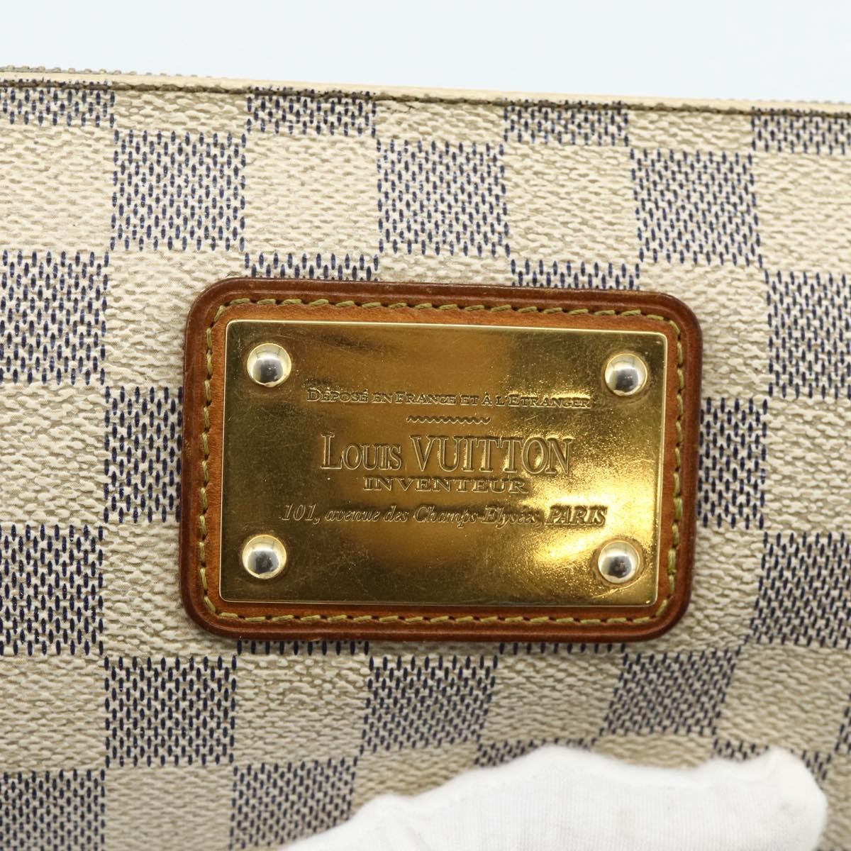Louis Vuitton Eva Damier, Beige, Canvas, Shoulder Bag