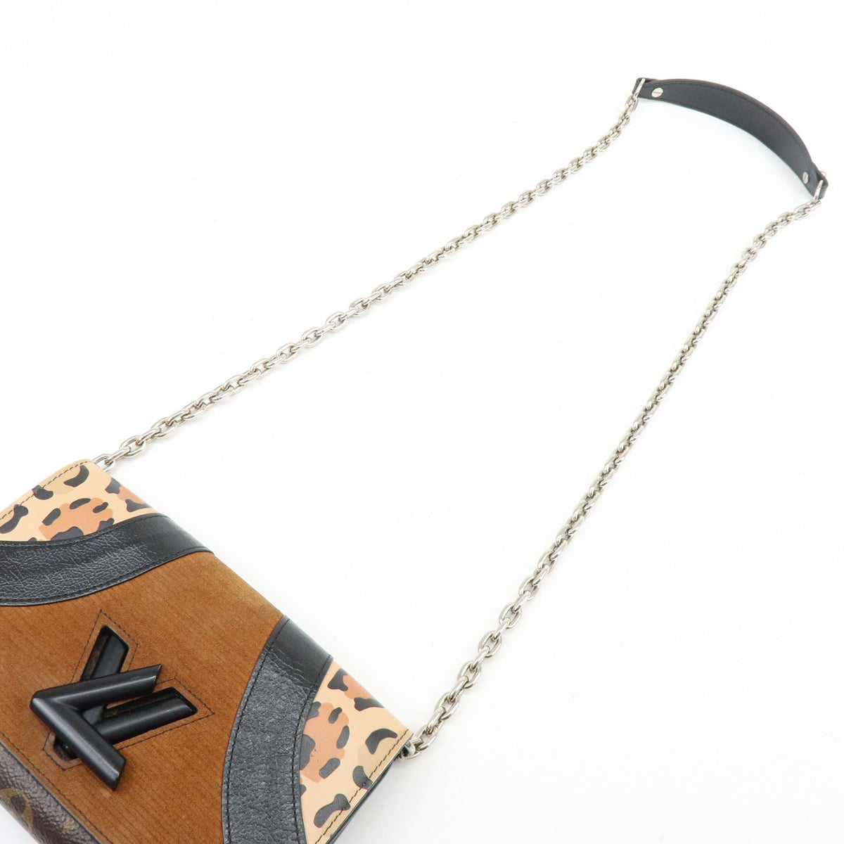 Louis Vuitton Twist Chain Limited Edition Monogram Canvas, Brown, Canvas, Crossbody Bag