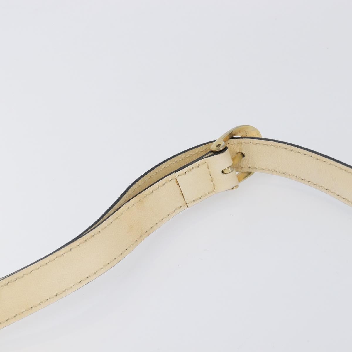 Saint Laurent Vintage Shoulder bag Leather, Beige, Leather, Shoulder Bag