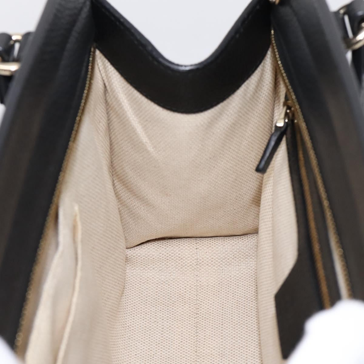 Gucci Soho Convertible Top Handle Satchel Leather, Black, Leather, Handbag