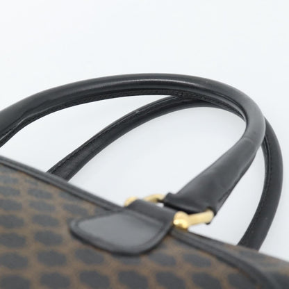 Celine Vintage Boston Macadam Coated Canvas, Black, Canvas, Handbag