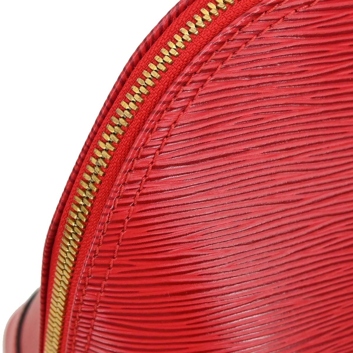 Louis Vuitton Alma Epi Leather, Red, Leather, Handbag