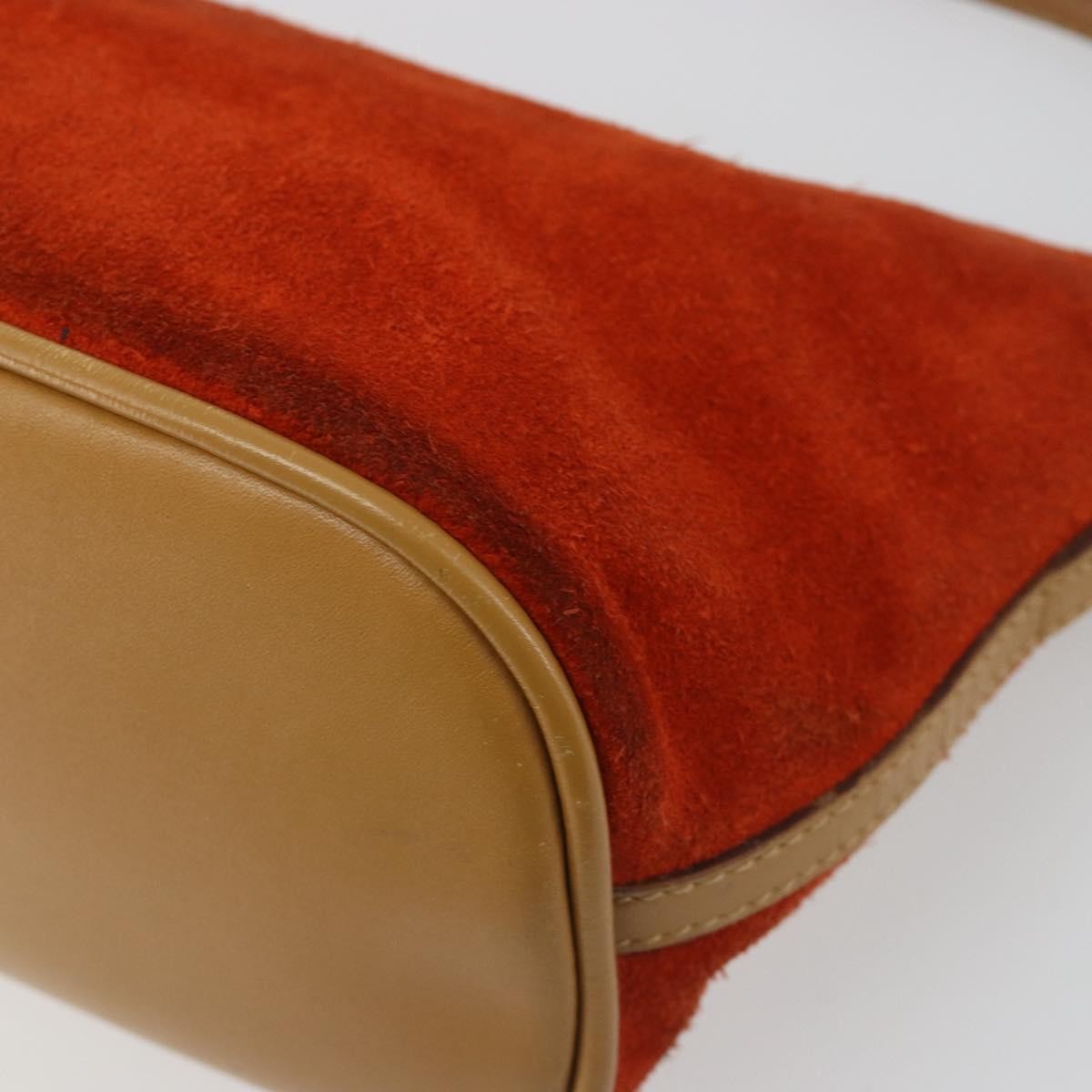 Gucci Vintage Suede, Orange, Suede, Clutch