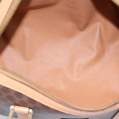 Celine boston Macadam Canvas, Brown, Canvas, Travel Bag