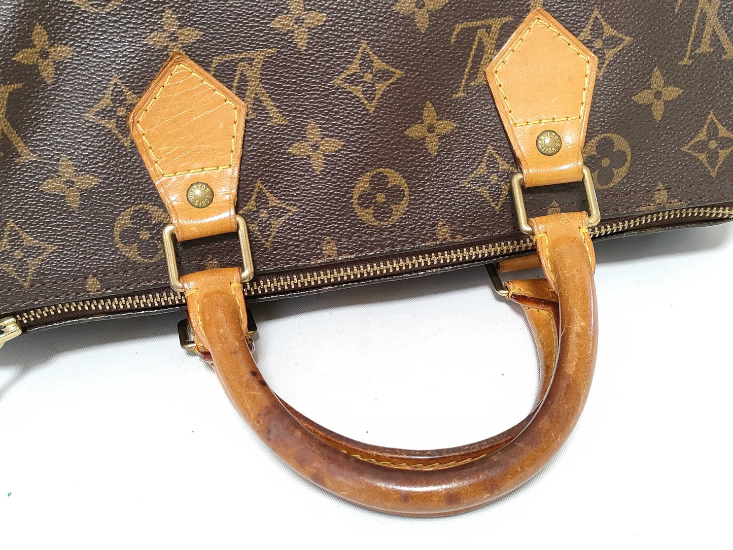 Louis Vuitton Speedy Monogram Canvas, Brown, Canvas, Handbag