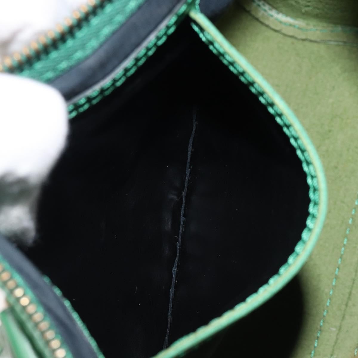 Louis Vuitton Speedy Epi Leather, Green, Leather, Handbag