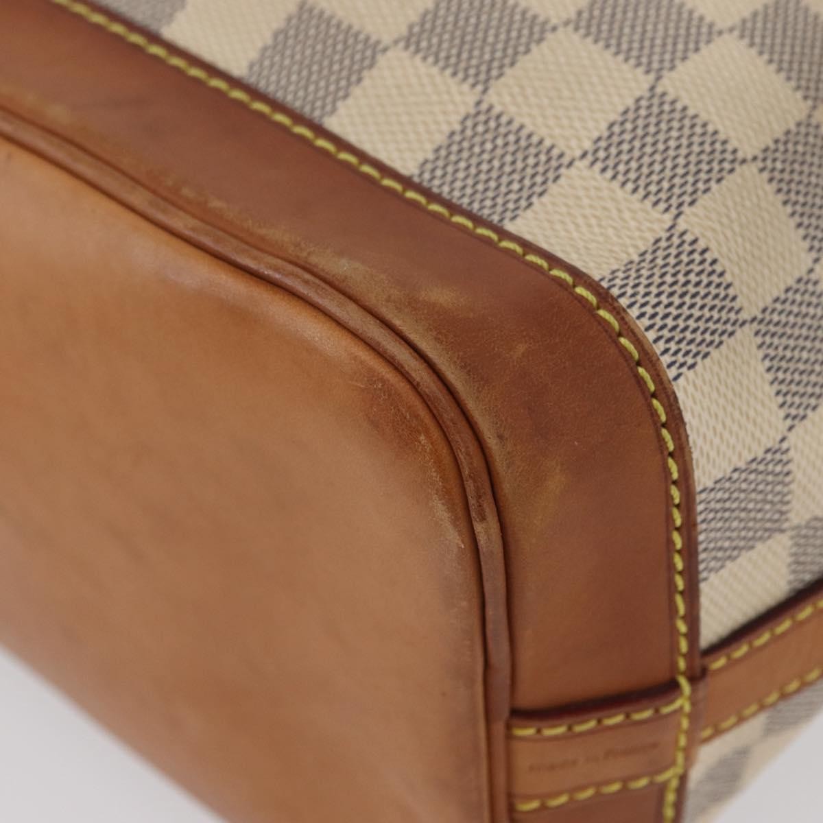 Louis Vuitton Noe Damier Ebene, Beige, Canvas, Shoulder Bag