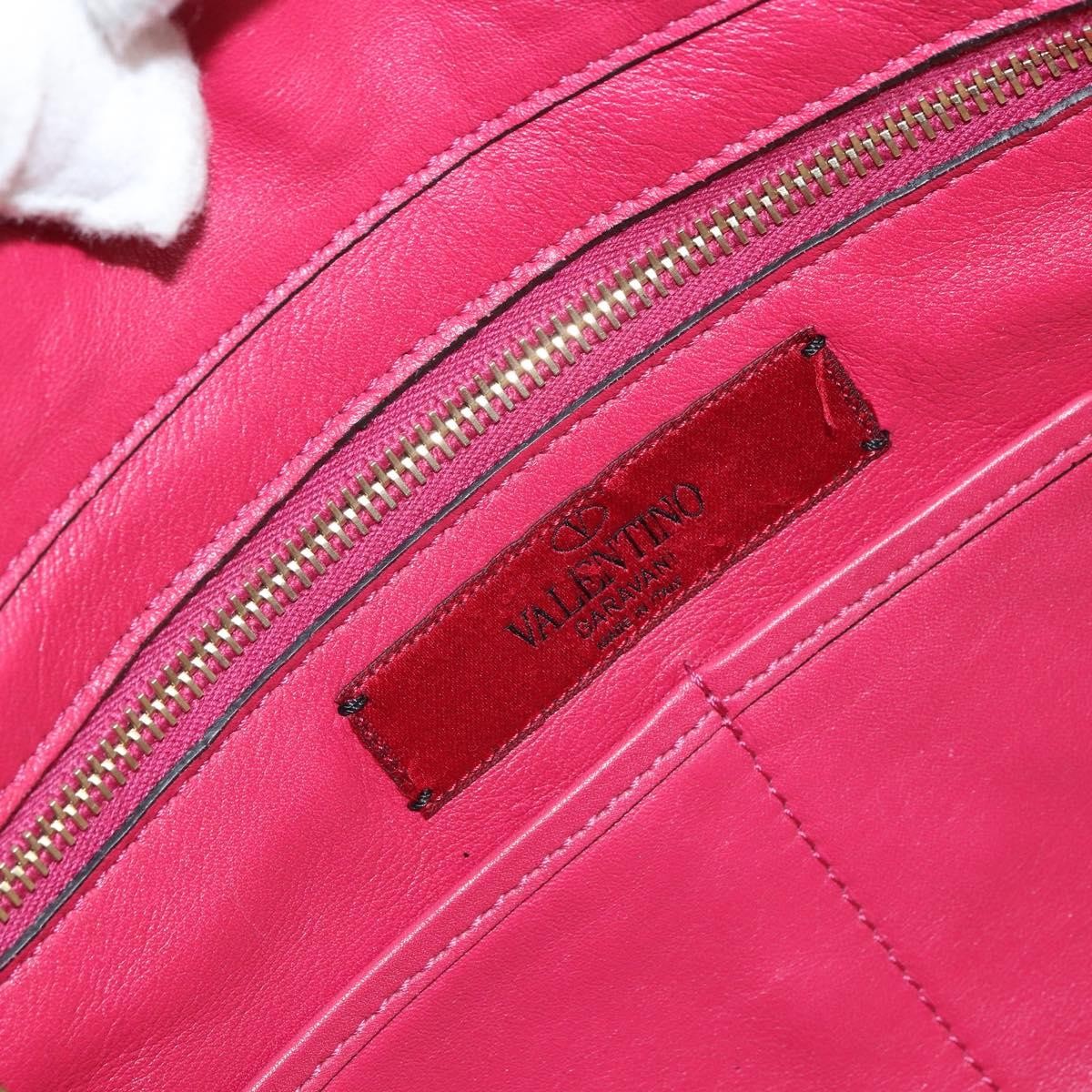 Valentino Garavani Rockstud Tote Soft Leather, Pink, Leather, Tote Bag